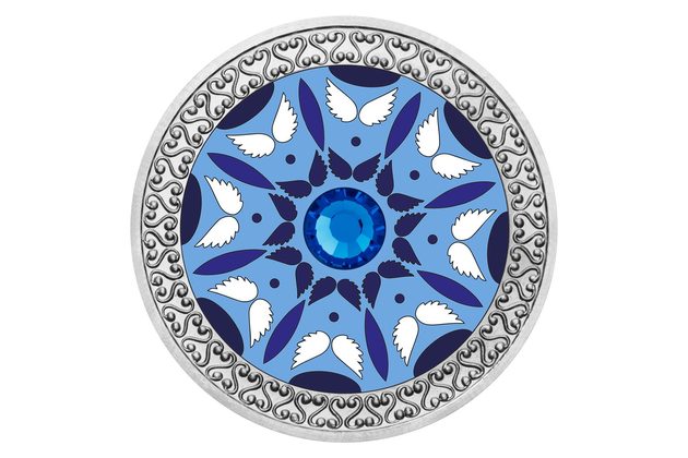 Stříbrná medaile Mandala - Svoboda proof (ČM 2021)