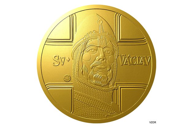Sada zlatých dukátů sv. Václava se zlatým certifikátem 2025 - ak. mal. Vladimír Pavlica proof (ČM 2025)