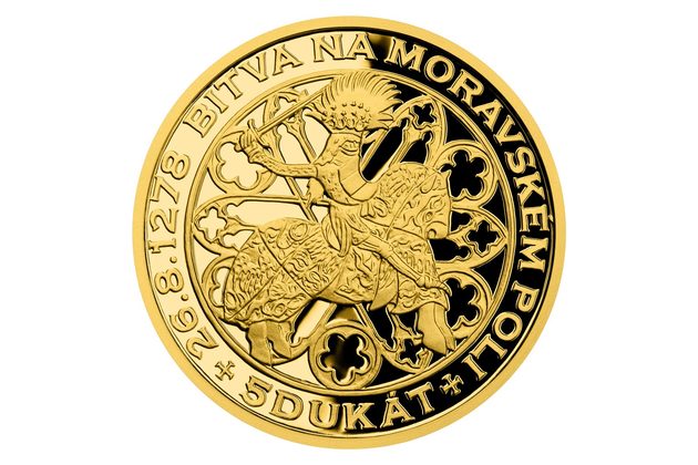Pětidukát ČR 2023 - Bitevní pole proof (ČM 2023)