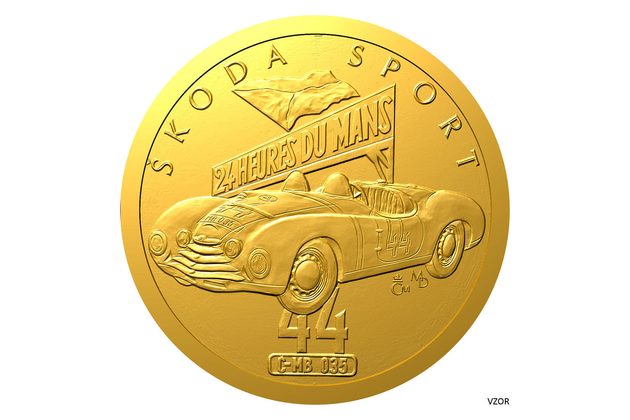Zlatá mince ŠKODA - Sport proof číslováno (ČM 2026)  