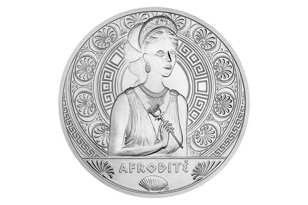 Stříbrná mince Stříbrná mince Bohyně světa - Afrodíté standard (ČM 2021)