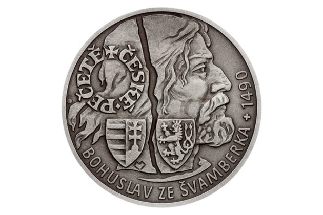 Stříbrná medaile České pečetě - Bohuslav ze Švamberka standard (ČM 2019)