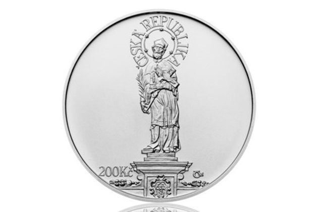 Stříbrná mince 200 Kč - 300. výročí úmrtí Jana Brokoffa standard (ČNB 2018)