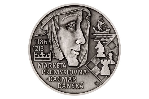 Stříbrná medaile Slavné nevěsty - Markéta Přemyslovna standard (ČM 2022) 