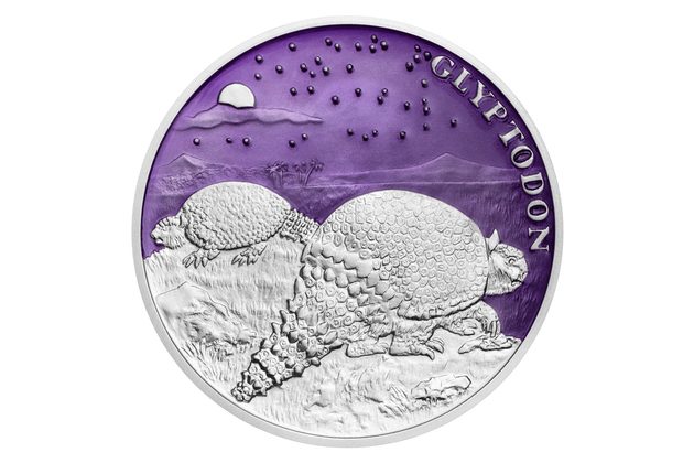 Stříbrná mince Doba ledová - Pásovec standard (ČM 2026) 