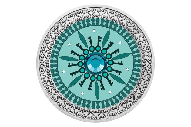 Stříbrná medaile Mandala - Důvěra proof (ČM 2022)