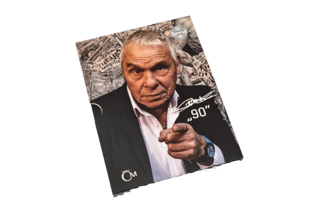 Stříbrný groš Jan Saudek 90 let proof
