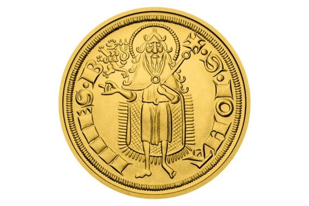 Stříbrná medaile Historie ražby mincí, Seifertovi dětem - Replika florénu (ČM 2019)   