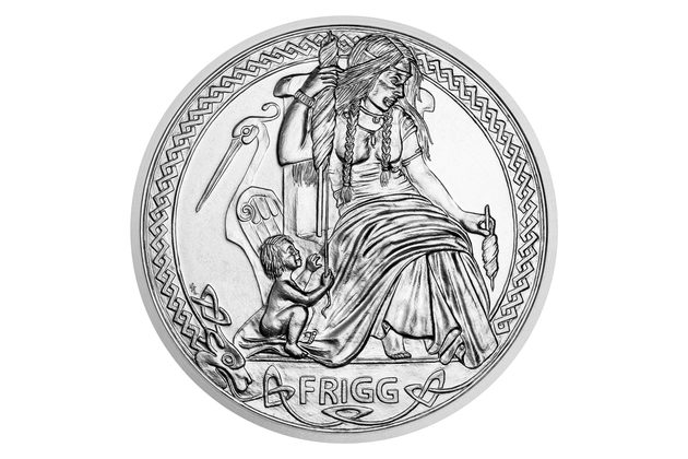 Stříbrná mince Stříbrná mince Bohyně světa - Frigg standard (ČM 2021)