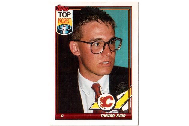 HK230 - Topps karta - Trevor Kidd č. 312 ( 1991-92)