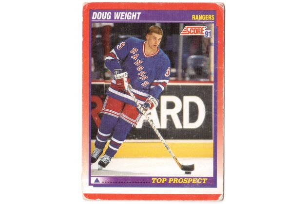 HK239 - Score karta - Doug Weight č. 286 ( 1991-92)