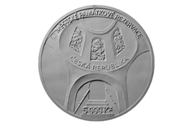 Zlatá mince 5000 Kč Městské památkové rezervace ČNB - Hradec Králové standard (ČNB 2023) 