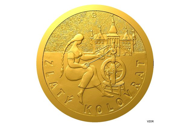 Zlatý dukát K. J. Erben, Kytice - Zlatý kolovrat standard (ČM 2021)