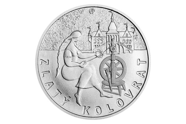 Stříbrná medaile K. J. Erben, Kytice - Zlatý kolovrat standard (ČM 2021)   