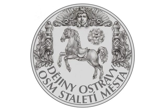 Stříbrná tolarová medaile Dějiny Ostravy - Osm staletí města - Osídlení území Ostravy  (2023)