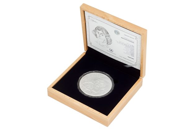 Stříbrná kilogramová mince Mikuláš Koperník standard (ČM 2023)