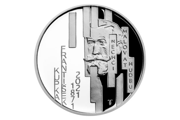 Stříbrná mince 200 Kč - 150. výročí narození Františka Kupky  proof (ČNB 2021) 
