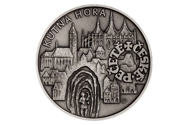 Stříbrná medaile České pečetě - Kutná hora standard (ČM 2020)