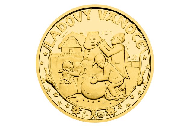 Zlatý dukát Ladovy Vánoce proof (ČM 2025)