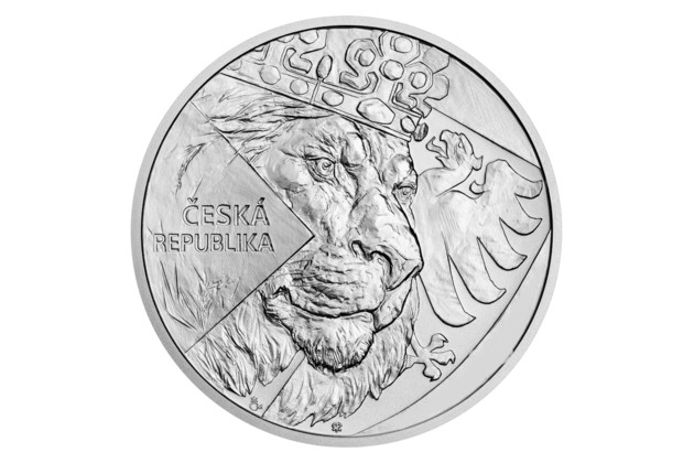 Stříbrná kilogramová investiční mince Český lev  standard (ČM 2024)