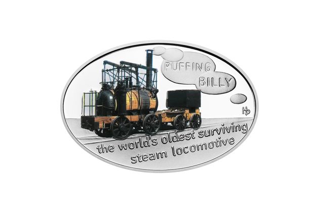 Stříbrná mince Slavné parní lokomotivy - Puffing Billy  proof (ČM 2026)  