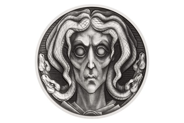 Stříbrná mince Mytologické postavy - Medúsa standard (ČM 2024) 