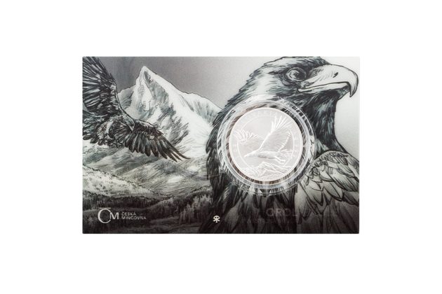 Stříbrná uncová investiční mince Orel standard číslovaná (ČM 2023) 