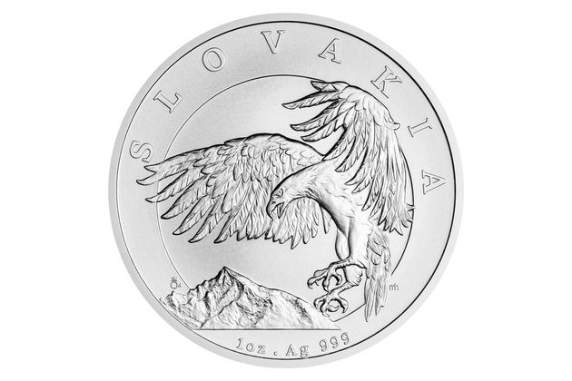 Stříbrná uncová investiční mince Orel standard (ČM 2024)