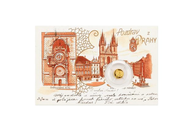 Zlatá mince - Praha - Staroměstský orloj (ČM 2022) 