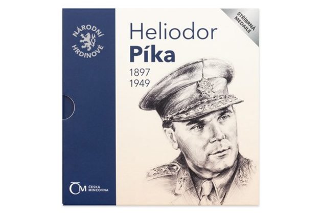 Stříbrná medaile Národní hrdinové - Heliodor Píka provedení proof (ČM 2018)