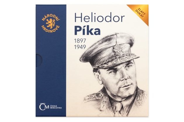 Dukát Národní hrdinové - Heliodor Píka provedení proof (ČM 2018)