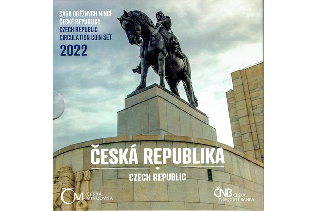 Sada oběžných mincí ČR - Česká republika provedení sady standard (ČNB 2022)