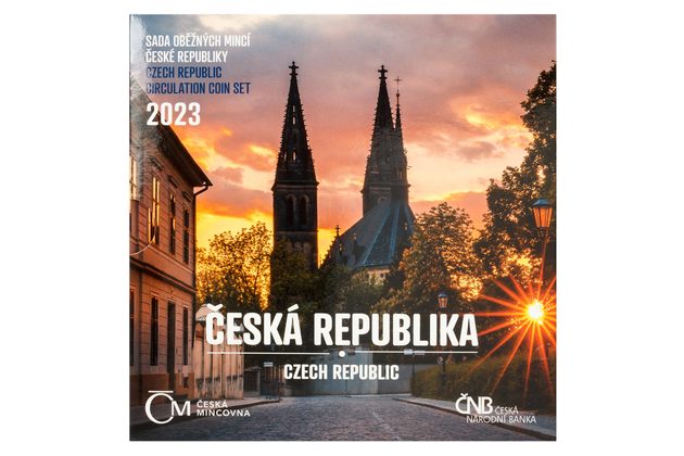 Sada oběžných mincí ČR - Česká republika provedení sady standard (ČNB 2023)