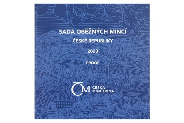 Sada oběžných mincí ČR -  provedení proof (ČNB 2023)