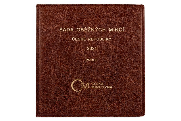 Sada oběžných mincí ČR -  provedení proof (ČNB 2021)