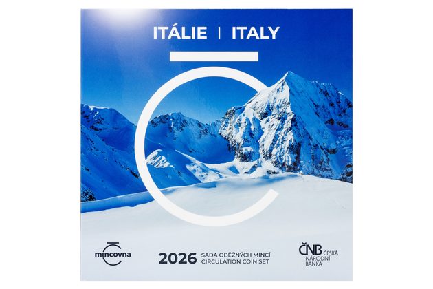 Sada oběžných mincí  Olympijské hry v Itálii provedení standard (ČNB 2026) 
