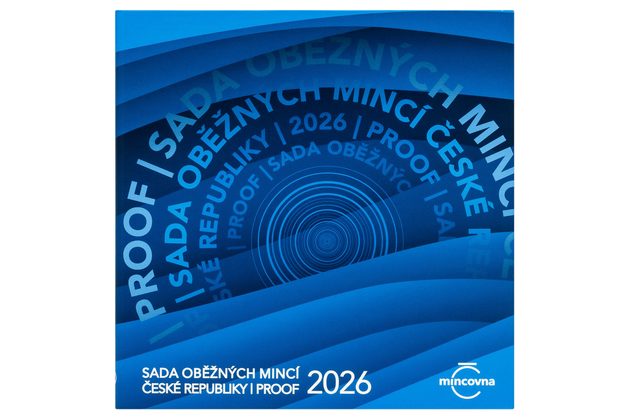 Sada oběžných mincí ČR -  provedení proof (ČNB 2026)