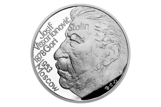 Stříbrná medaile Kult osobnosti -  Josif Stalin  proof (ČM 2022) 