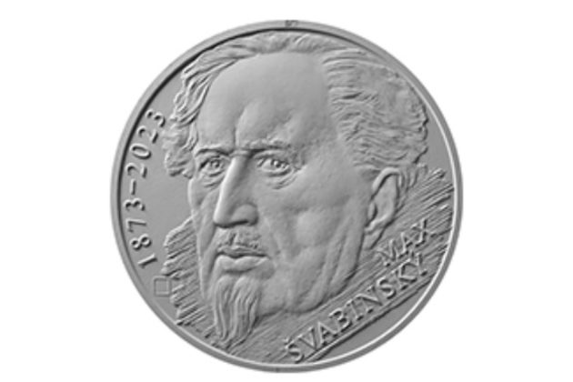 Stříbrná mince 200 Kč - 150. výročí narození Maxe Švabinského proof (ČNB 2023)