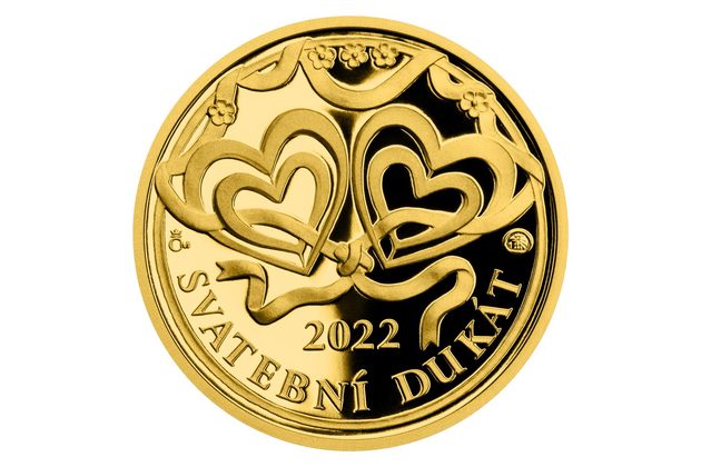 Svatební dukát 2022 provedení proof (ČM 2022)