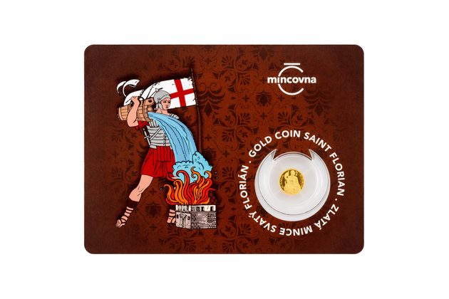 Zlatá mince Patroni - Sv. Florián  proof (ČM 2026)