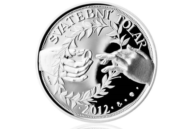 Svatební tolar 2012 provedení proof (ČM 2012)