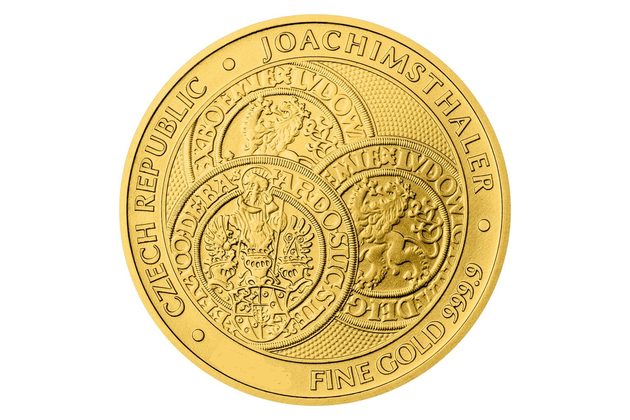 Zlatá uncová investiční mince Tolar - Česká republika standard číslovaná (ČM 2023)
