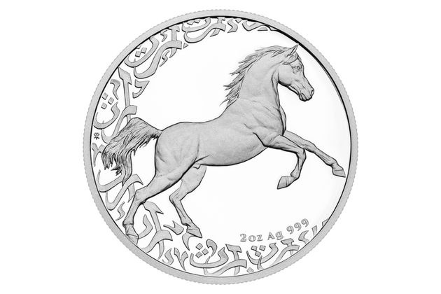 Stříbrná 2oz mince Treasures of the Gulf - The Horse 2024 proof (ČM 2024)