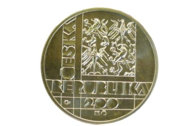  Stříbrná mince 200 Kč - 100. výročí založení Vysokého učení technického v Brně provedení standard (ČNB 1999)