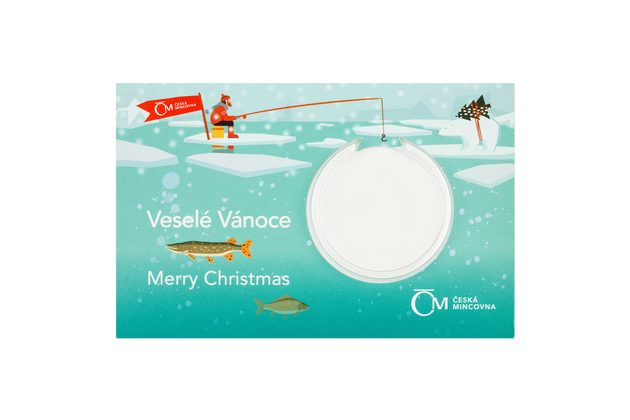 Papírový obal – Vánoce ledové na 1oz minci ČM