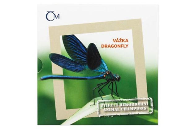 Stříbrná mince Zvířecí rekordmani - Vážka standard (ČM 2019)