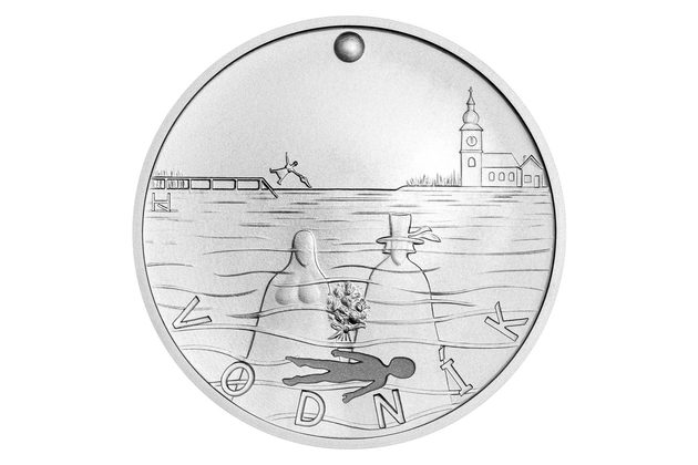 Stříbrná medaile K. J. Erben, Kytice - Vodník standard (ČM 2020) 