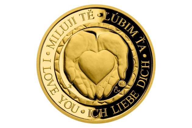 Zlatá medaile Z lásky provedení proof (ČM 2021)