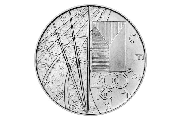 Stříbrná mince 200 Kč - 100. výročí narození Dany a Emila Zátopkových standard (ČNB 2022)